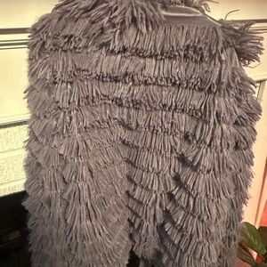 Twisted X Charcoal Textured Teddy Jacket